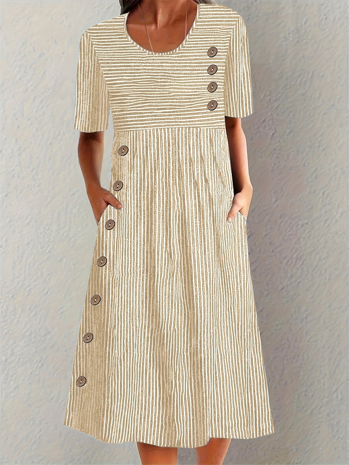 C&G™ | Striped Summer Dress