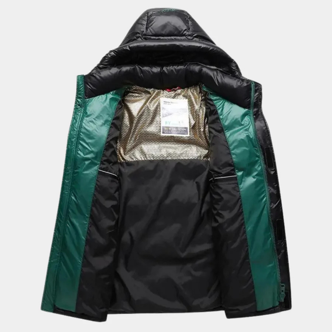 Men's windproof winter buffer jacket | Hood