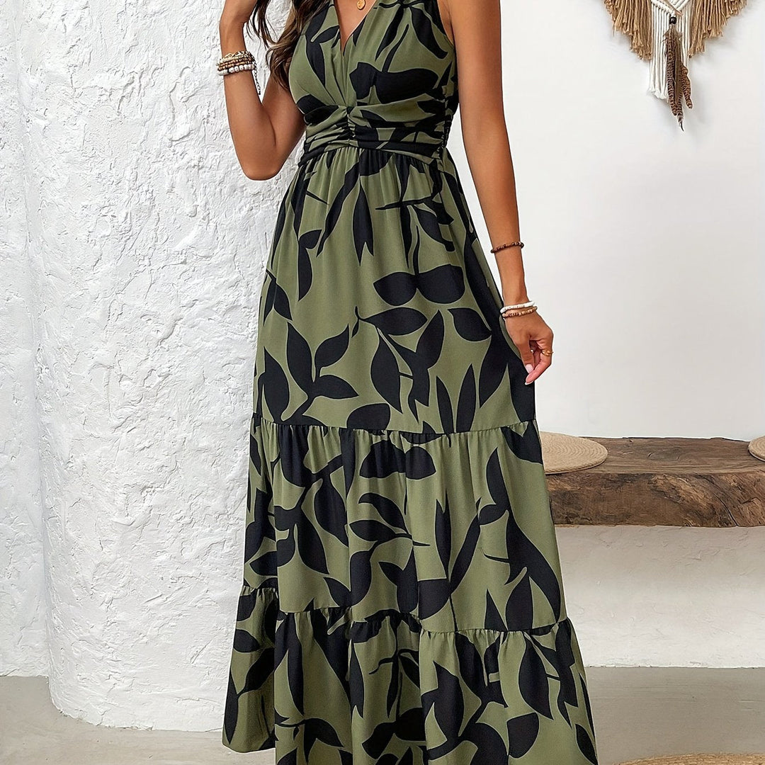 Aurora – Floral Ruffle Dress