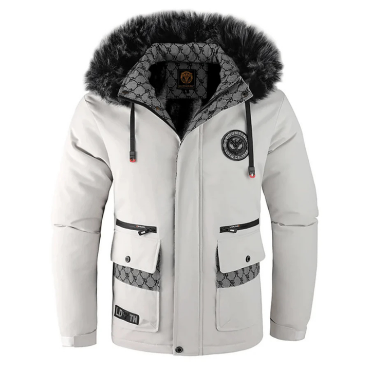 Men's warm winter thick jacket | Hood