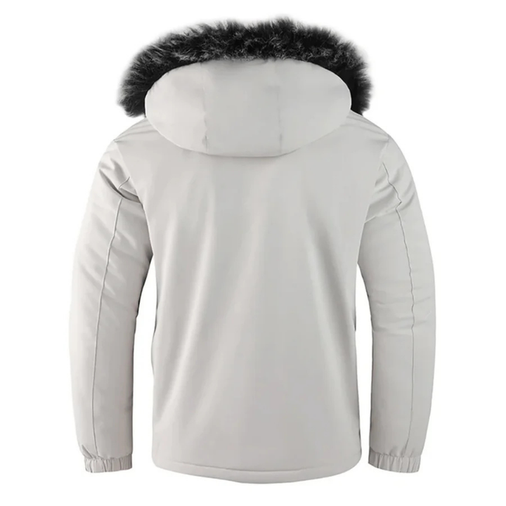 Men's warm winter thick jacket | Hood
