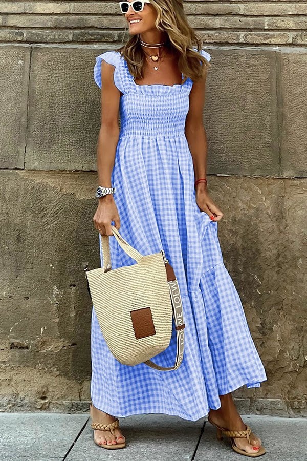 Poppy - Summer Breeze Gingham Dress