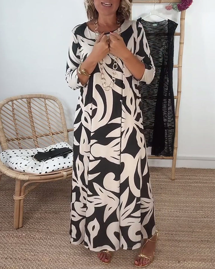 Stella - Abstract Muse Maxi Dress