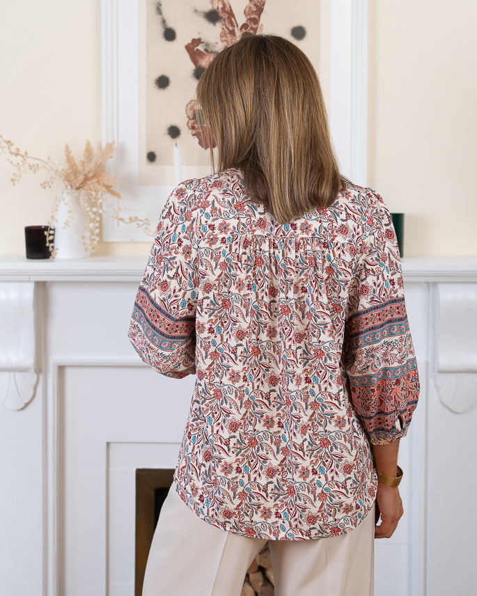 Terracotta Adele Blouse