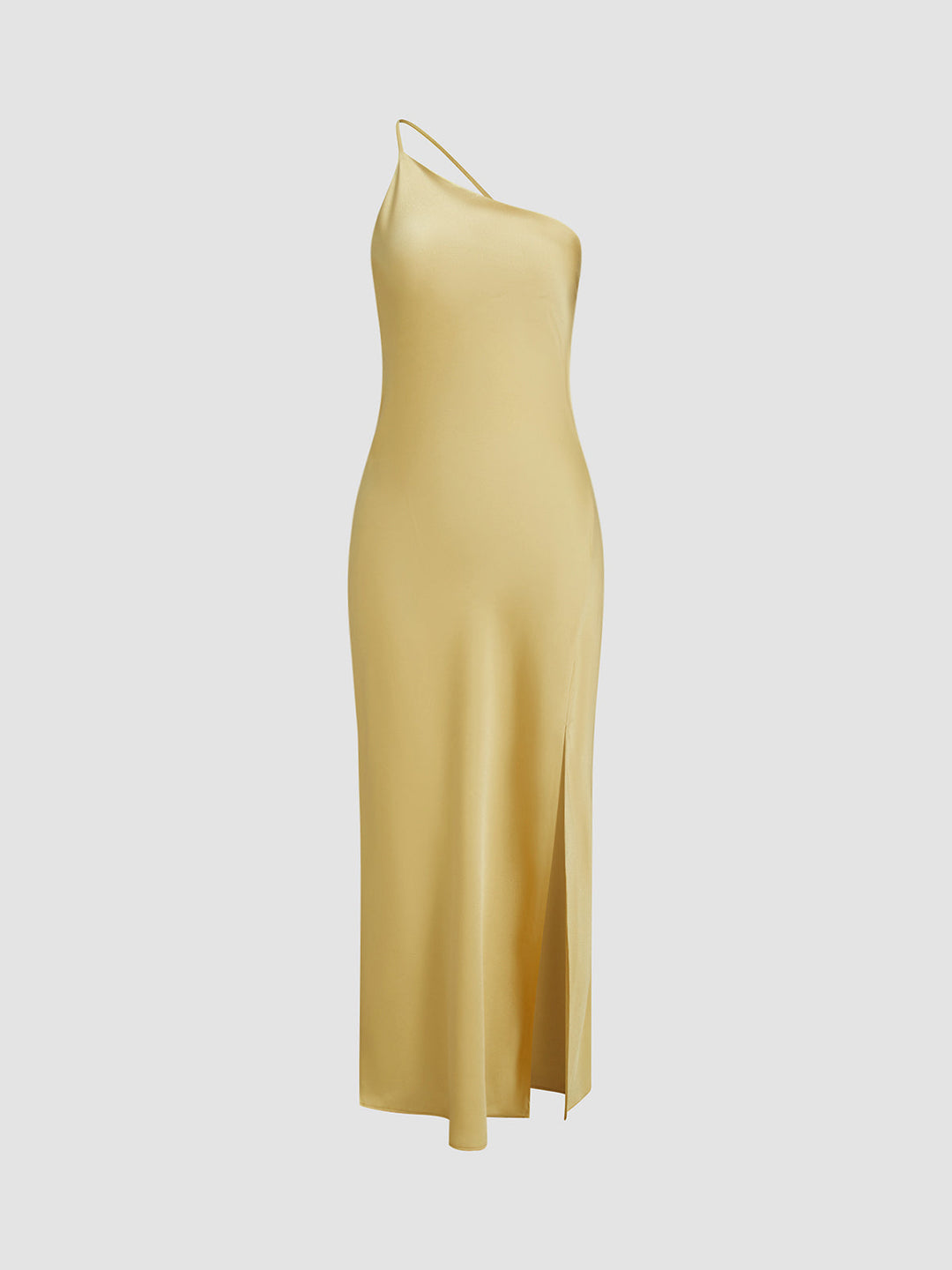 Amaris - Open Back Satin Maxi Dress