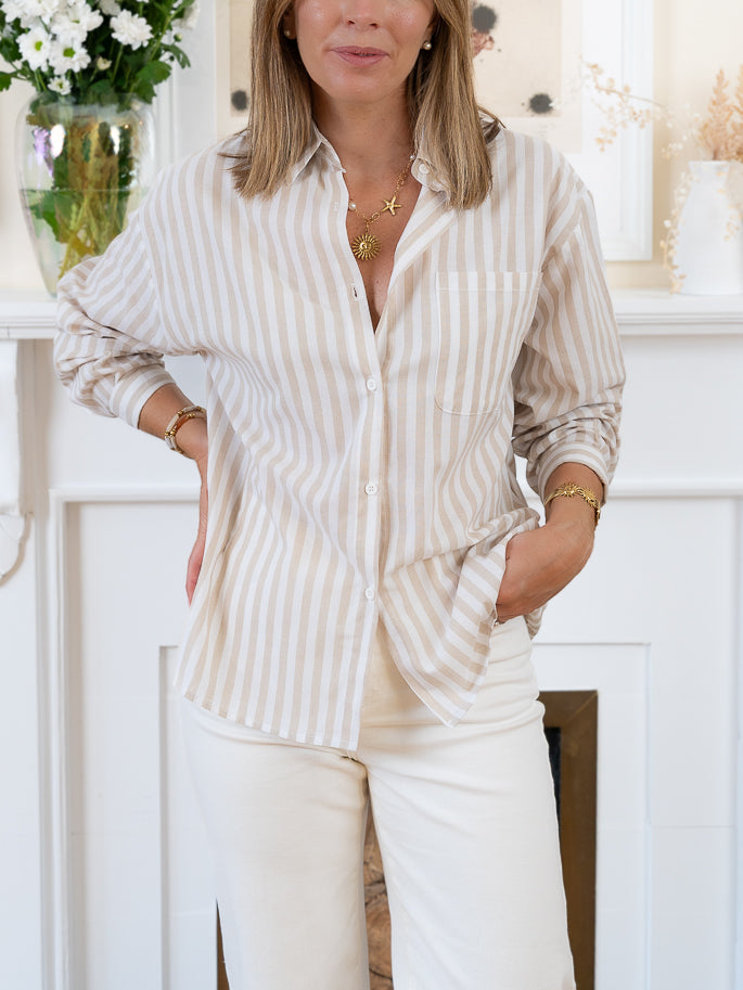 Beige Carrie Shirt
