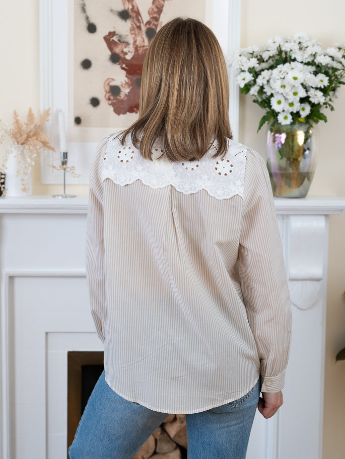 Beige Corina Blouse