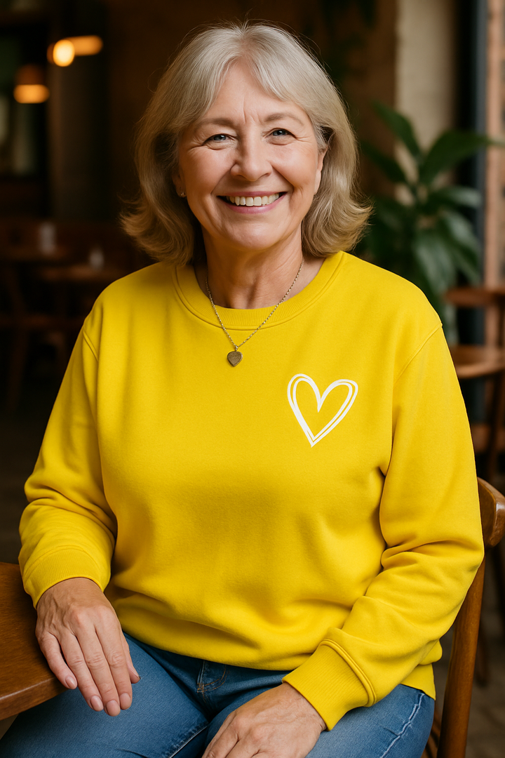 Tess |  Heart Detail Jumper - Comfort, Style and Softness