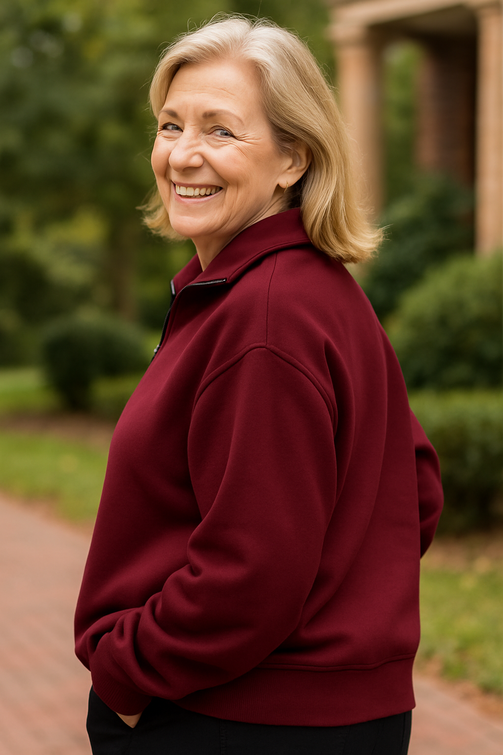 Bindi Quarter-Zip Knit