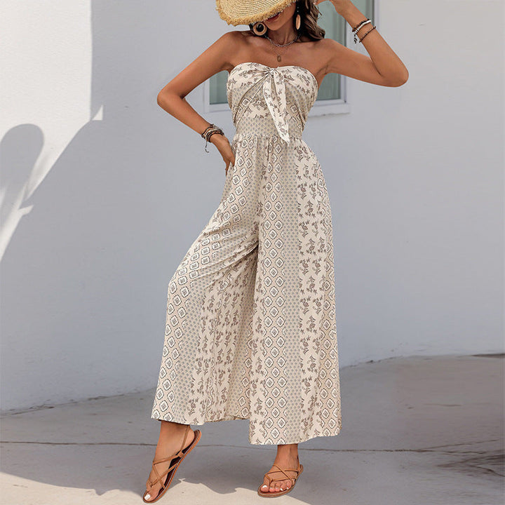 One-Peice Off-shoulder jumpsuit