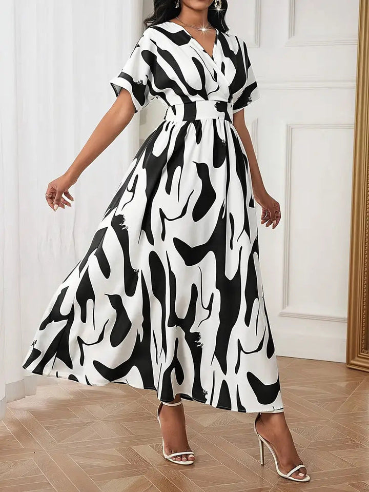 Thea - Abstract Maxi Dress