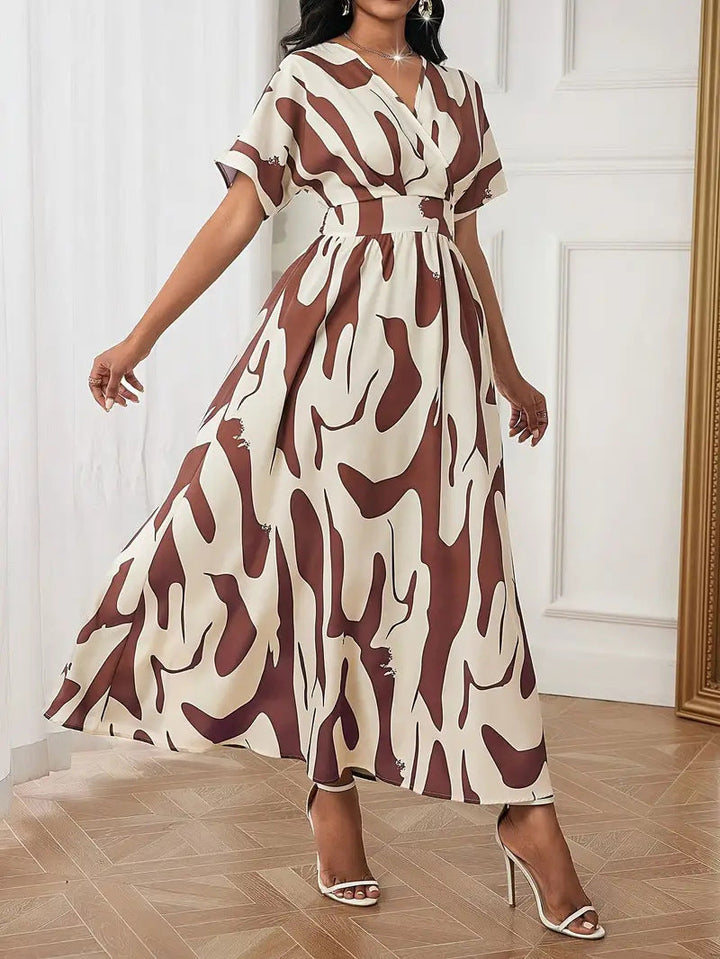 Thea - Abstract Maxi Dress