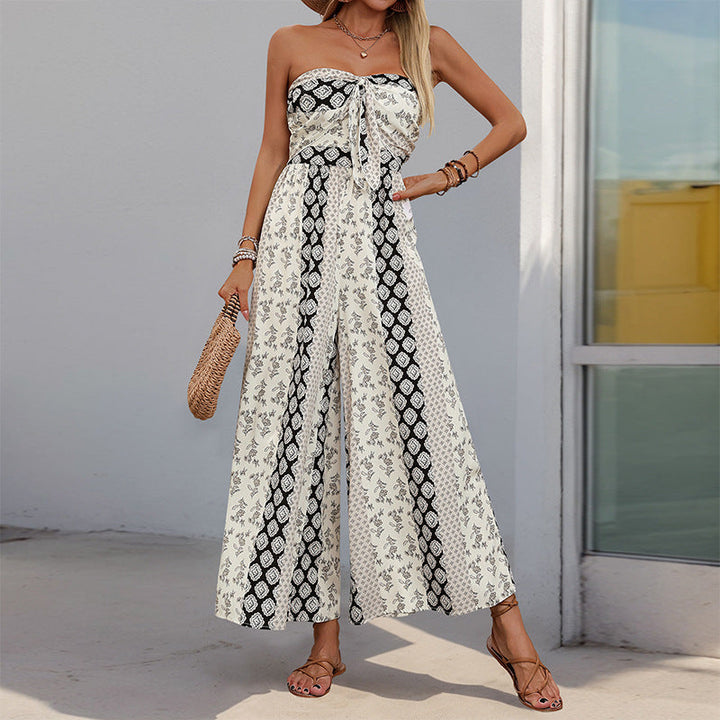 One-Peice Off-shoulder jumpsuit