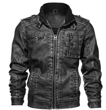 Men's warm winter thick jacket | zipper