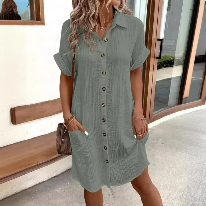 C&G™ | Elegant Shirt Dress