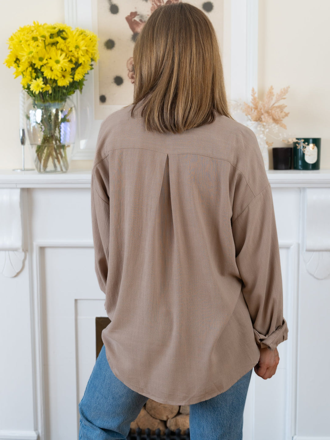 Taupe Kristen shirt