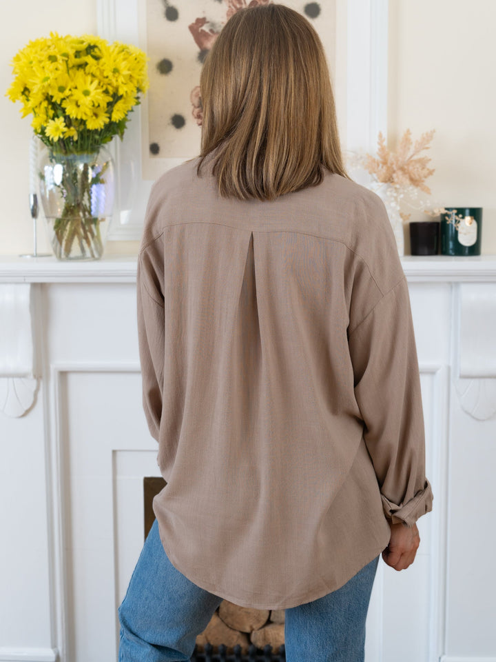 Taupe Kristen shirt
