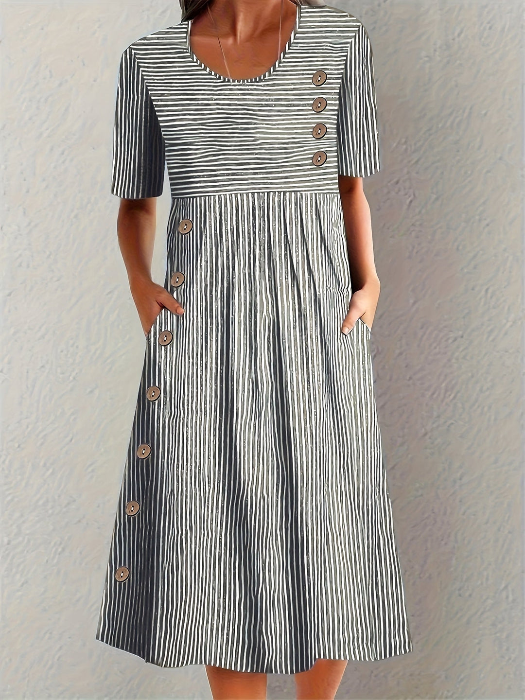 C&G™ | Striped Summer Dress