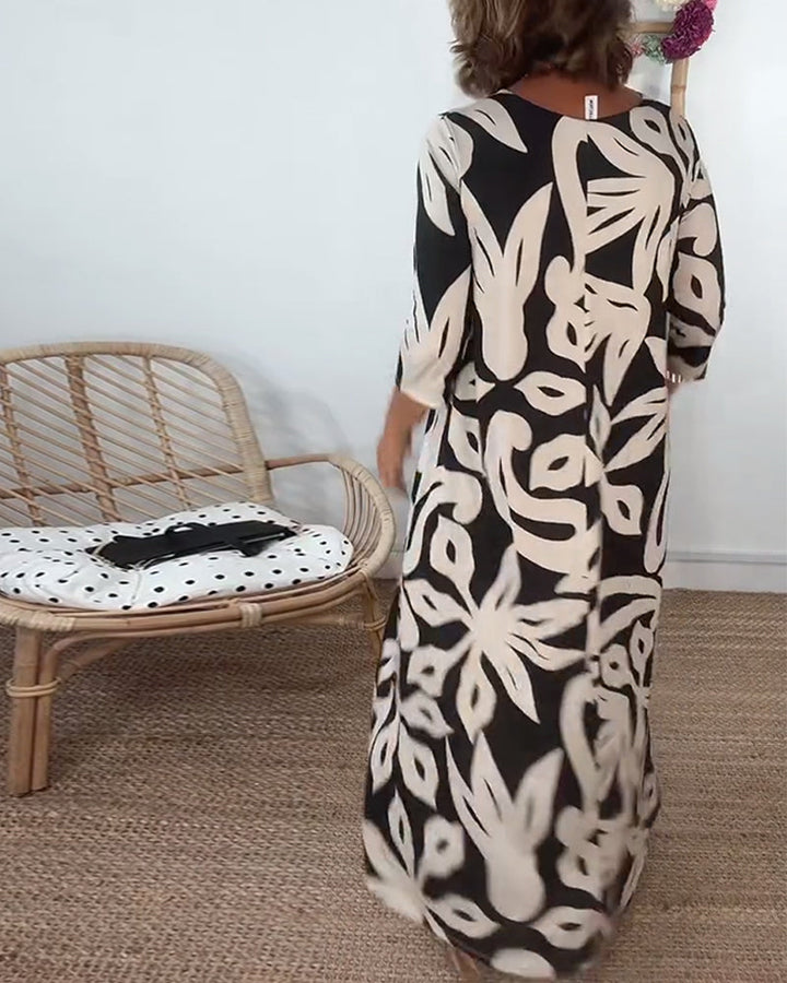 Stella - Abstract Muse Maxi Dress