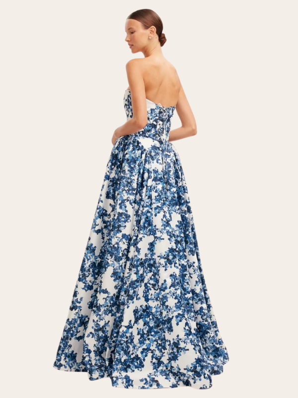 Ariana - Elegant Strapless Maxi Dress