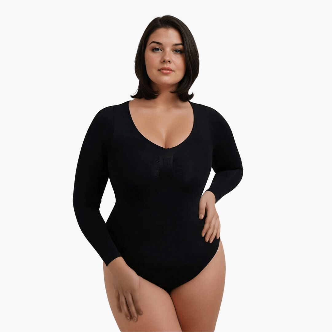 1+1 Gratis Snatching Shapewear Longsleeve Bodysuit String