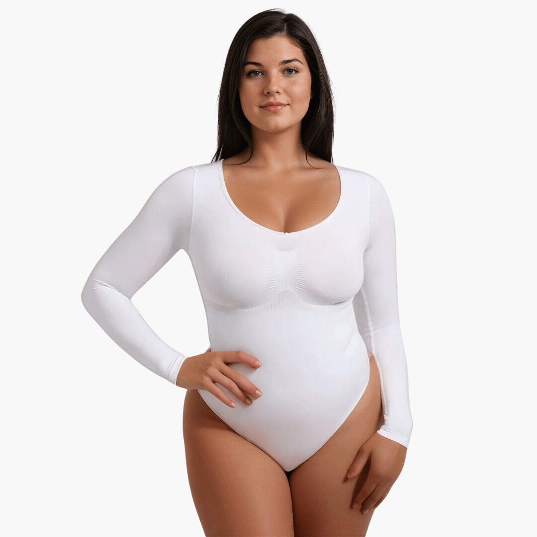 1+1 Gratis Snatching Shapewear Longsleeve Bodysuit String