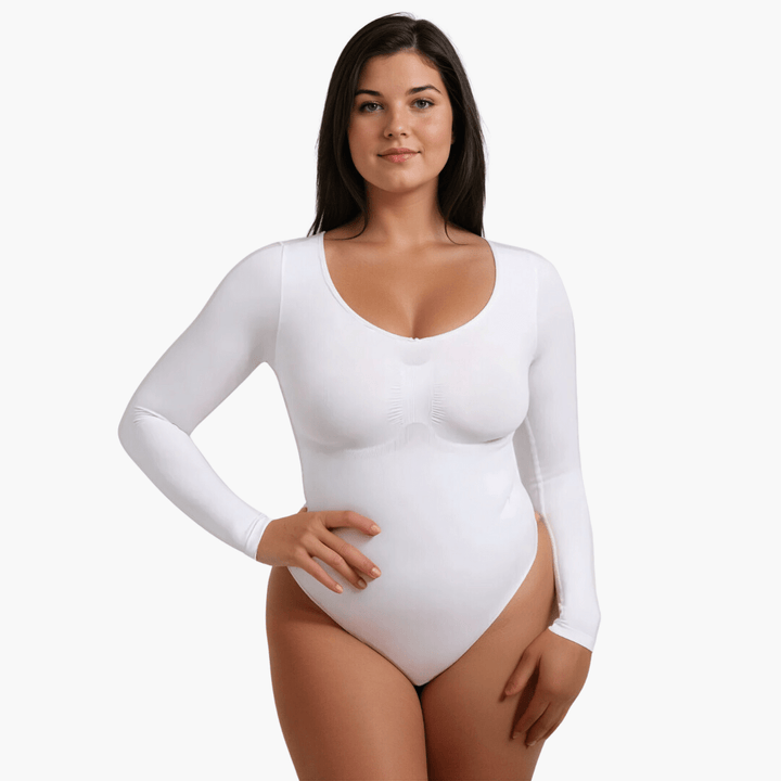 1+1 Gratis Snatching Shapewear Longsleeve Bodysuit String