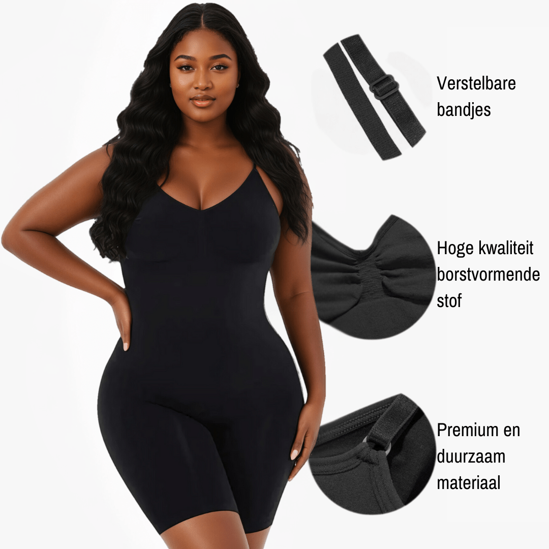 1+1 Gratis Full Body Sculpt Bodysuit Met Lage Rug