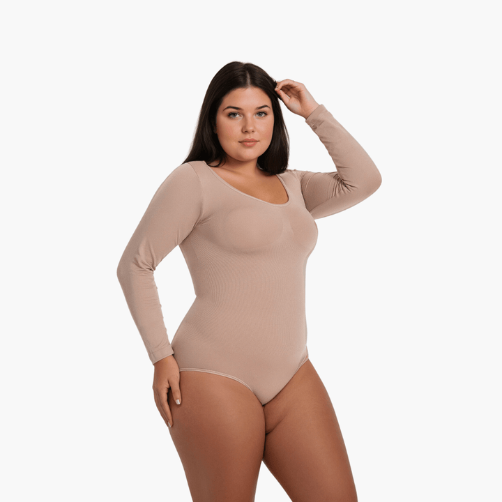 1+1 Gratis Snatching Shapewear Longsleeve Bodysuit String