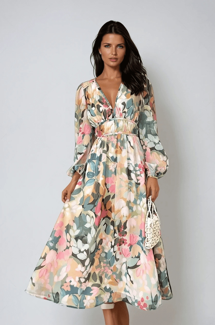 C&G™ | Elegant Floral Dress