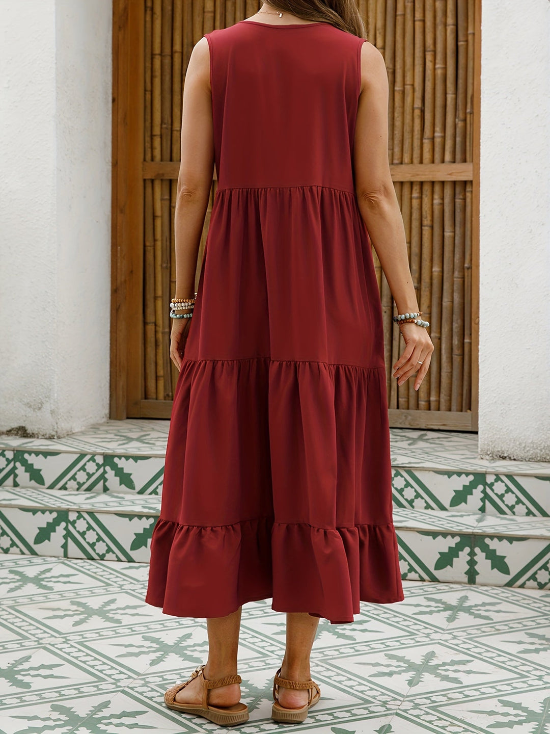 Donna –  Cotton Dress with Tummy Coverage