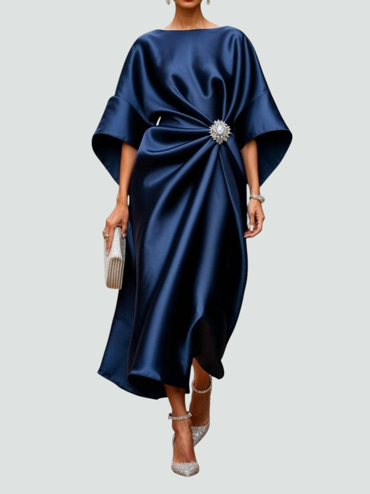 Hayden Hailey | Elegant satin maxi dress