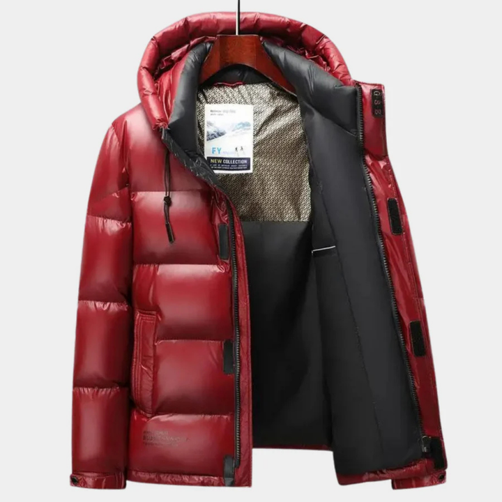 Men's windproof winter buffer jacket | Hood