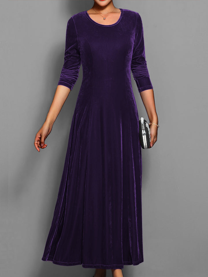Gloria - Women's Velvet Maxi Dress