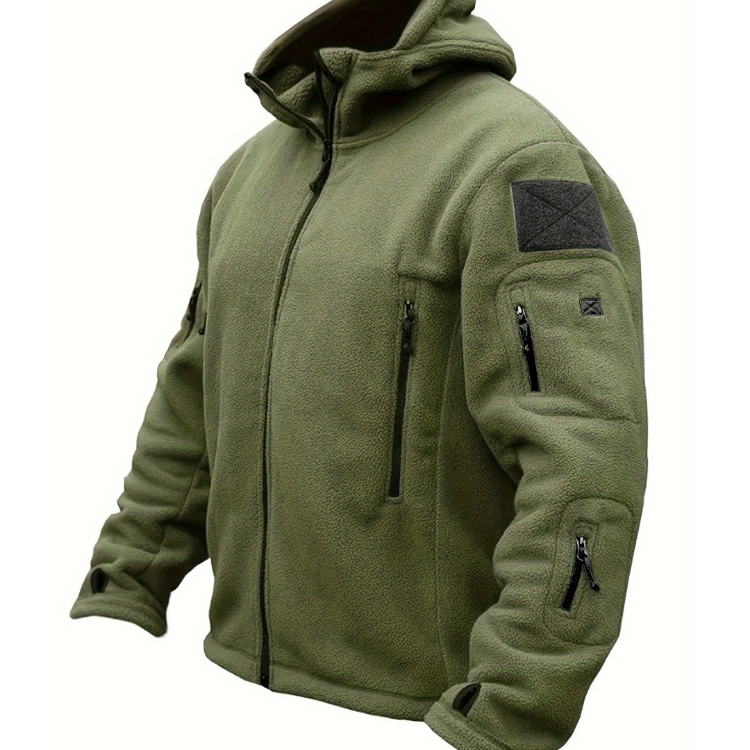 Mutarim | Men's hood zipper warm jacket | Windproof