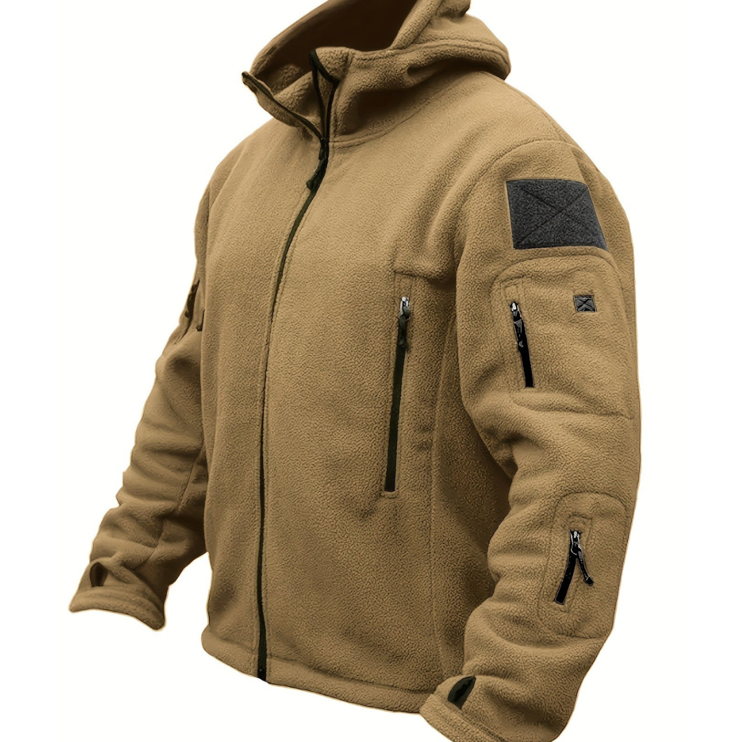 Mutarim | Men's hood zipper warm jacket | Windproof