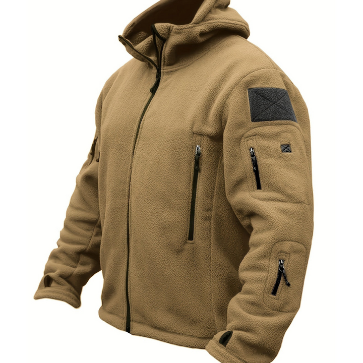 Mutarim | Men's hood zipper warm jacket | Windproof