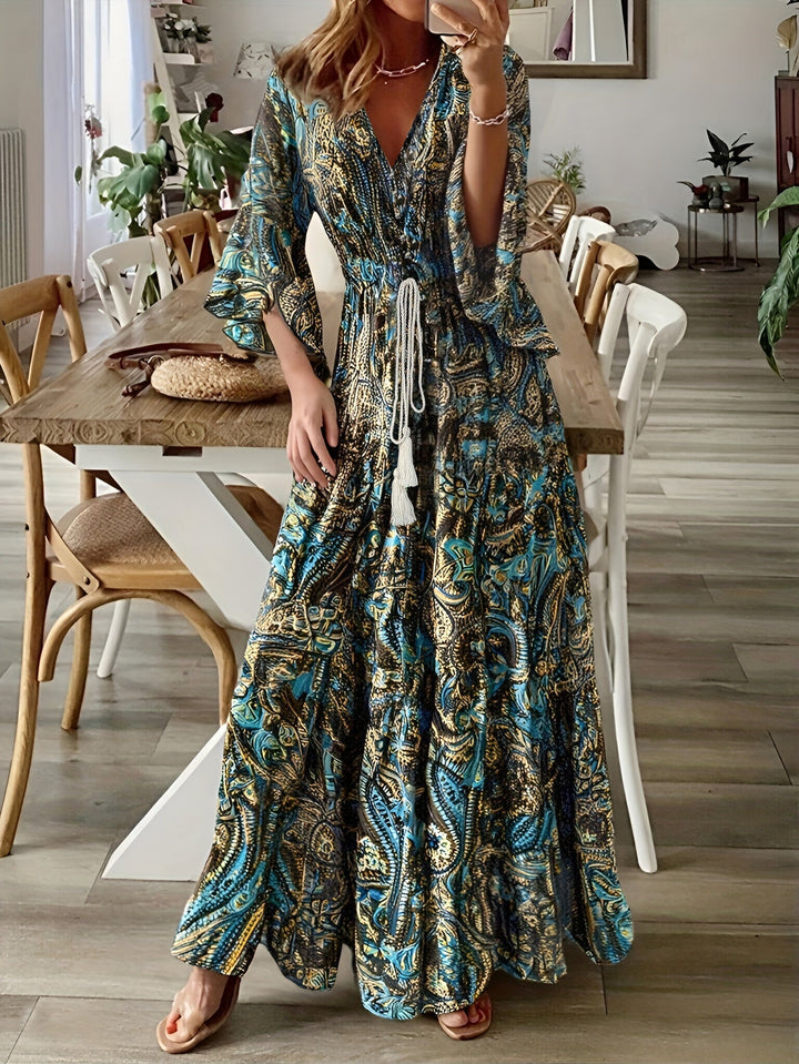 Lucy – boho v-neck dress