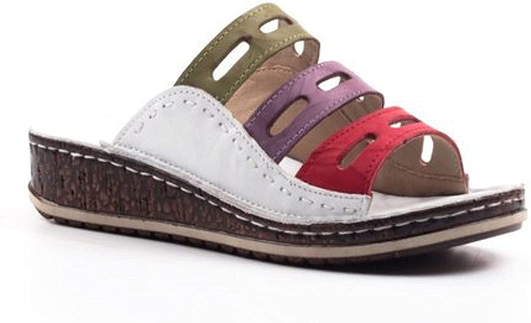 Sophia | Comfortable Supportive Tricolor Sandals for Women