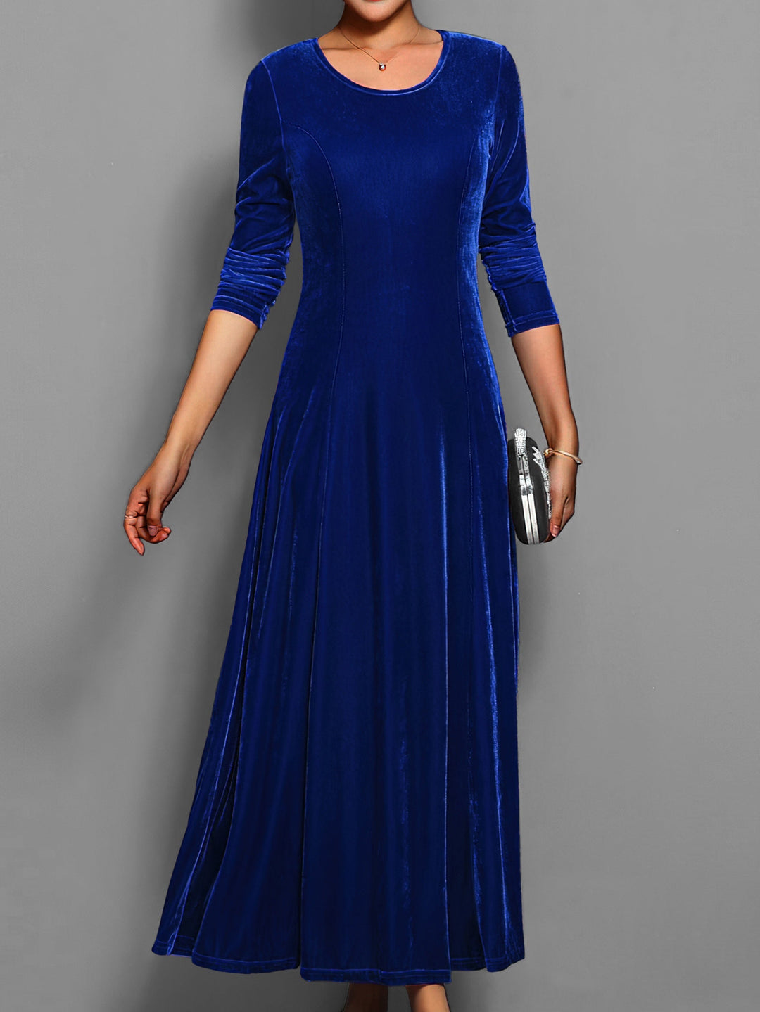Gloria - Women's Velvet Maxi Dress