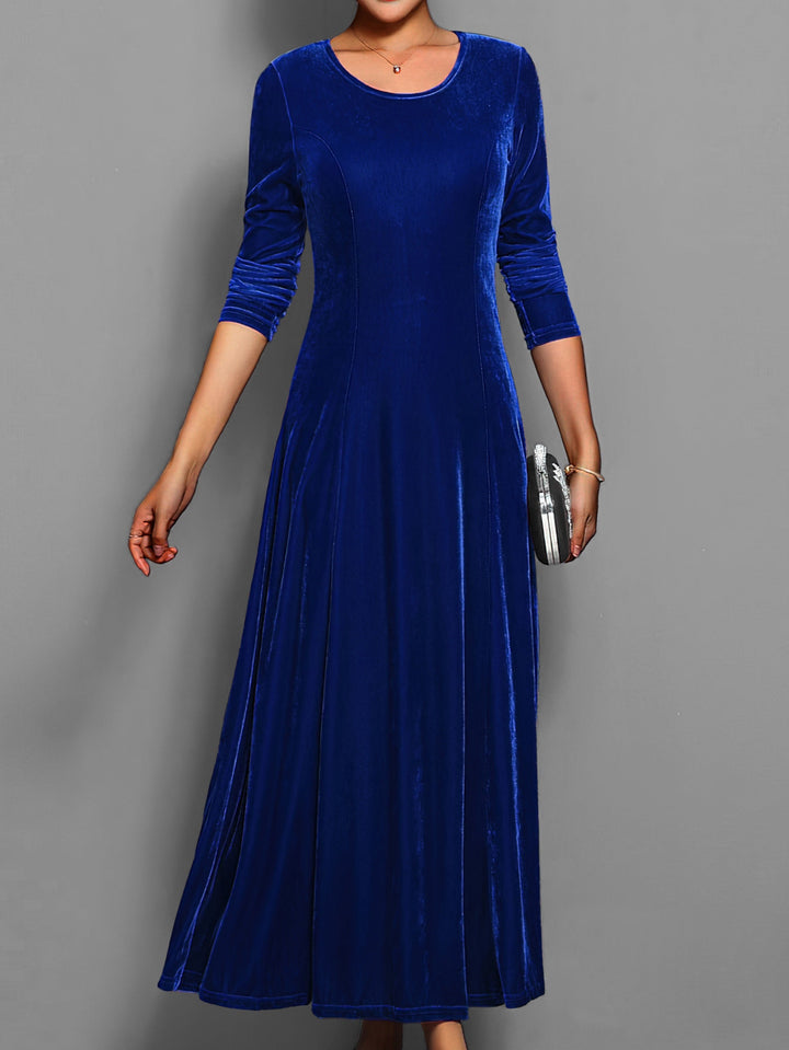 Gloria - Women's Velvet Maxi Dress
