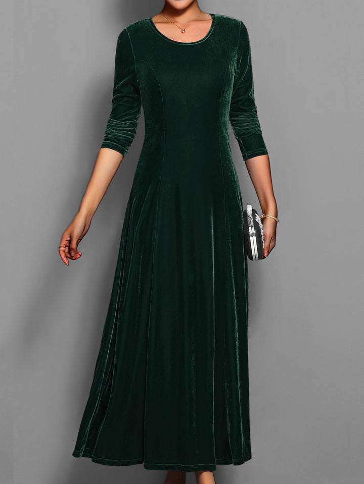 Gloria - Women's Velvet Maxi Dress