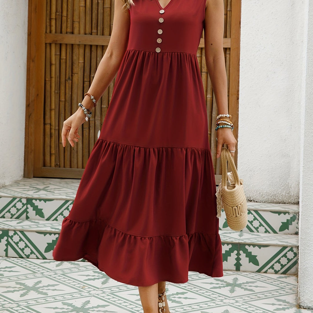 Donna –  Cotton Dress with Tummy Coverage