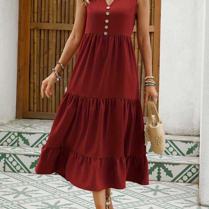 Donna –  Cotton Dress with Tummy Coverage