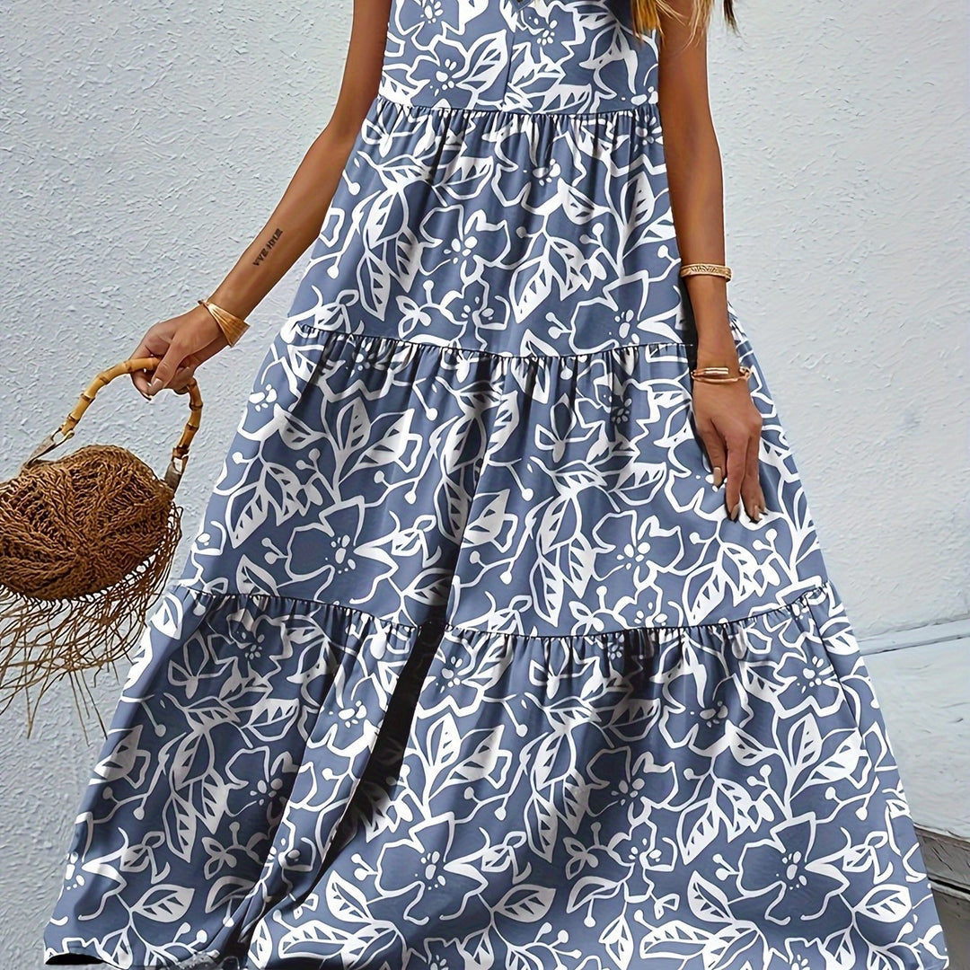 Marigold – Floral Dress with Tummy Coverage