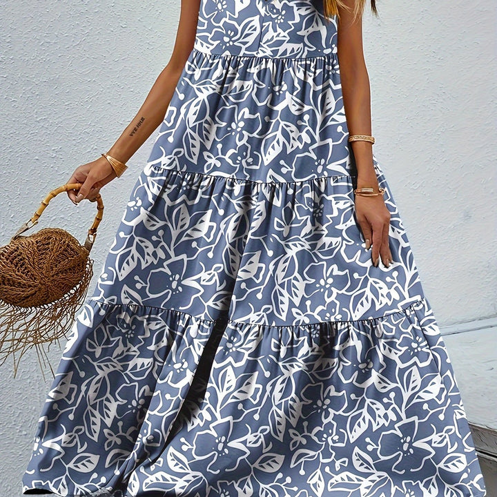 Marigold – Floral Dress with Tummy Coverage