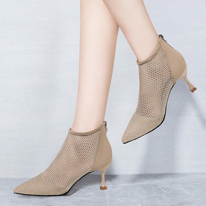 THRECIA | Thick-Heeled Boots
