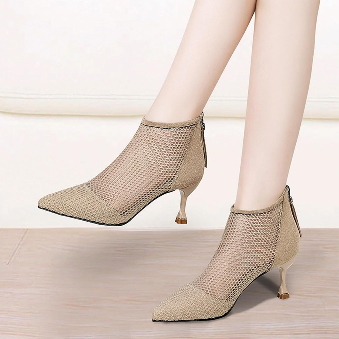 THRECIA | Thick-Heeled Boots