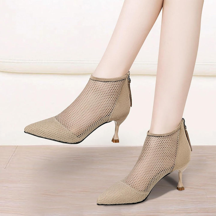 THRECIA | Thick-Heeled Boots