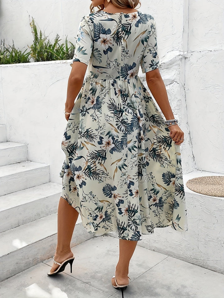 Elara – tummy-friendly Short-Sleeve Dress